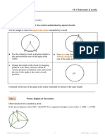 Diagrams For Arcs and Angles