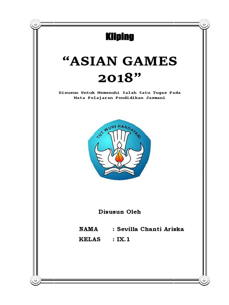 Makalah Tentang Asian Games 2018 Pdf