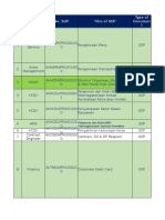 Schedule SOP Development - Upd. 26092018