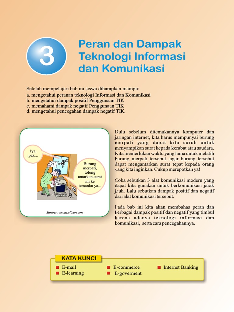 Tik Kelas 7 Bab 3 Peran Dan Dampak Tik Pdf