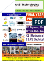 2018-19 Latest Embedded Hardware Projects Abstracts