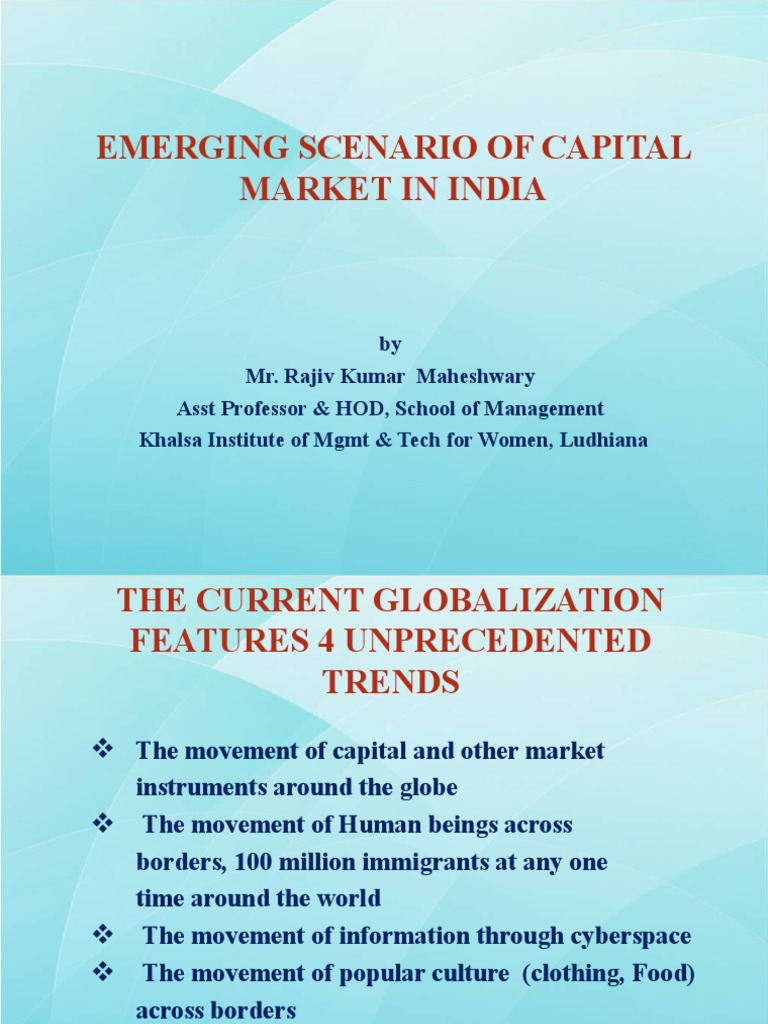 literature review on capital market in india