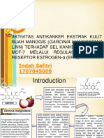 Indah Safitri - 1707045006 - Aktivitas Antikanker Ekstrak Kulit Buah Manggis