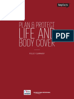 Life and Body Cover Policy Summary