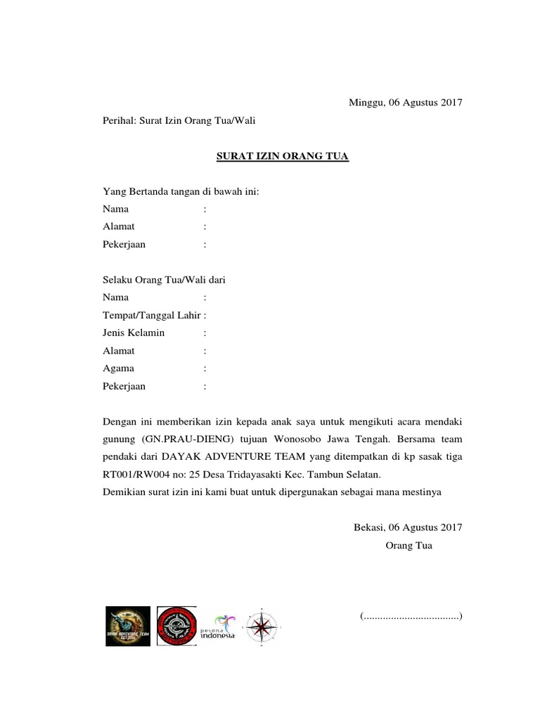 Surat Izin Pdf