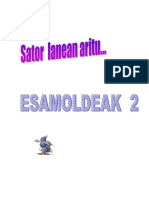 Esamoldeak 2 Erantzunekin