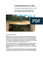 Ejemplos de Deforestacion