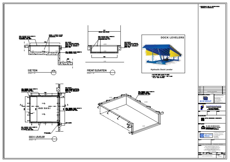 A1.45 Dock Leveler Detail | Download Free PDF | Science | Civil Engineering