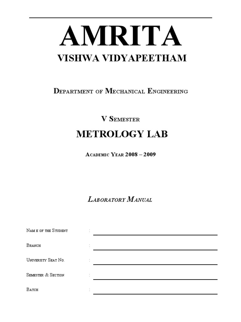 Metrology Lab Review) PDF Accuracy And Precision Metrology