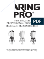 Waring Pro Manual PDF