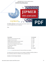 JIPMER MBBS 2018 Fee Structure _ AglaSem Admission
