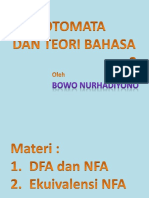 DFA Dan NFA