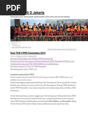 Contoh Soal Tkb Pranata Laboratorium Kesehatan Terampil ...