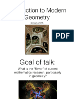 MIT - Intro to Modern Geometry