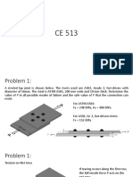 CE 513 - Bolts and Rivets - 2