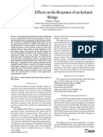 Bi-directional Effects on the Response of an Isolated Bridge