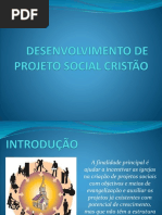 Apresentação projeto Mary Speers