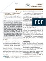 Response Surface Methodology To Optimize A Bioprocess For Kefiran Production 2018