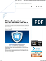 Windows Defender é Mais Seguro e Corre Numa Sandbox! Vamos Ativar