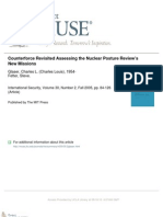 Glaser, Fetter - Counter Force Revisited Assessing the Nuclear Posture Review's New Missions