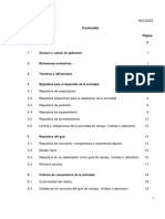 Dezplazamiento Por Cables Canopy Tirolesa y Arborismo Requisitos NCh03025 CANOPY 2006 PDF