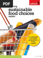Making Sustainable Food Choices Easier
