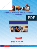 Management Principles and Techniques: Nigerian Institute of Management (Chartered)