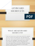 Keyboard Shortcuts 