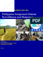 Philippine Integrated Disease Surveillance and Response: Manual of Procedures For The