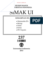 SIMAK UI 237 - 2013 - Kemampuan IPA.pdf