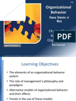 Chapter Two Models of Organizational Behavior