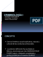 Criminología i