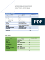 Sukatan Makanan Dan Menu RMT 2018