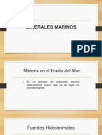 Minerales Marinos