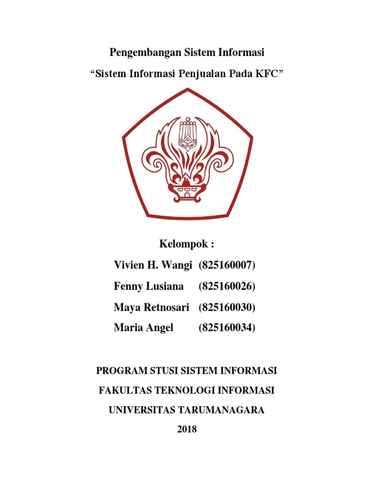 Pengembangan Sistem Informasi Kfc