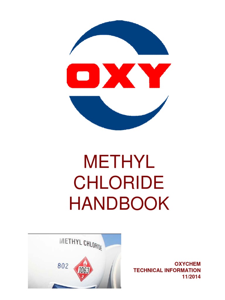 Methyl Chloride Handbook PDF Valve Chlorine