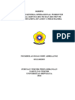 Evaluasi Kinerja Operasional Workover Dan Well Service Rig #03 Dan Rig PEP #01 Di PT. Pertamina EP Asset 1 Field Ramba