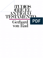 Von Rad, Gerhard - Estudios Sobre El Antiguo Testamento PDF