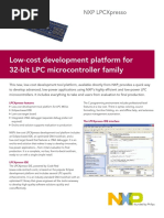 Low-Cost Development Platform For 32-Bit LPC Microcontroller Family Low-Cost Development Platform For 32-Bit LPC Microcontroller Family