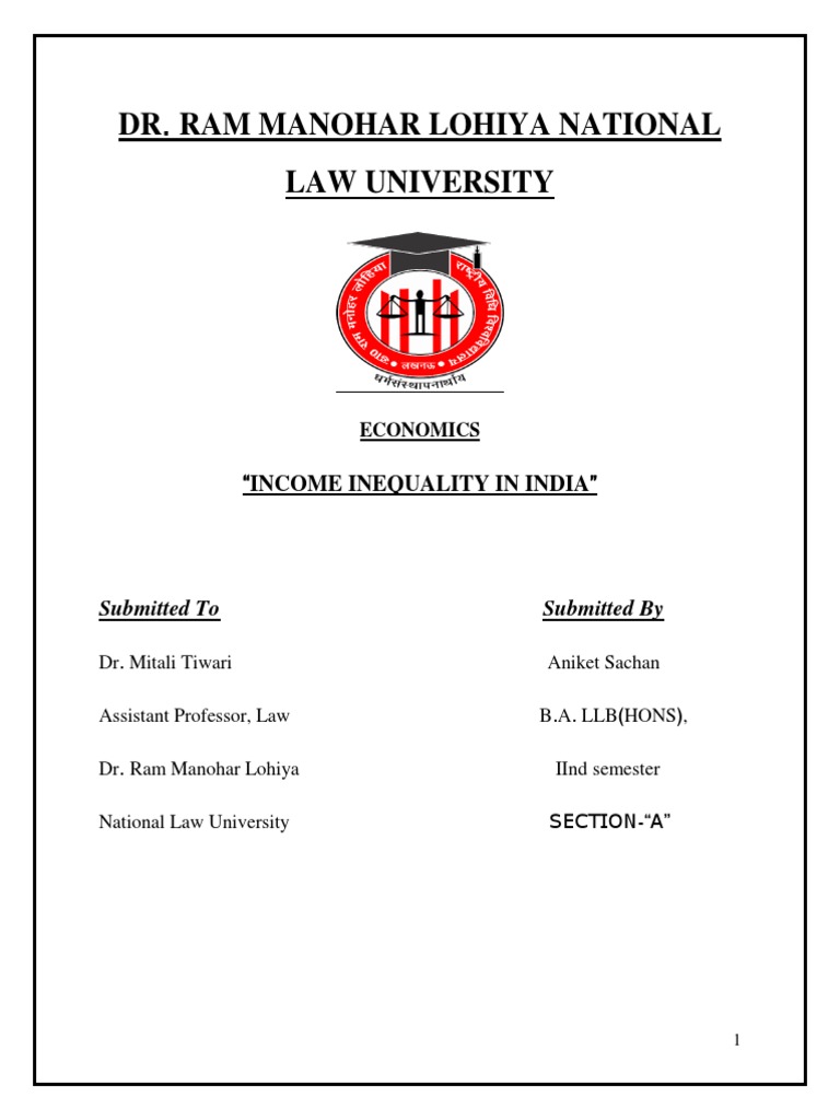 Income Inequality in India: Causes and Trends | PDF | Economic ...