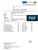 Intertek FRP Mechanical Testing Report