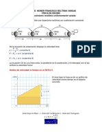 Tema 7. Movimiento Rectilineo Uniformente Variado