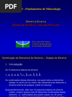 Aula 007a_Classes de Simetria