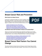 Breast Cancer Risk and Prevention.acs