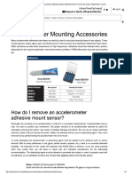 Accelerometer Mounting Accessories