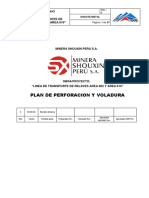 Plan de Perforacion y Voladura PDF