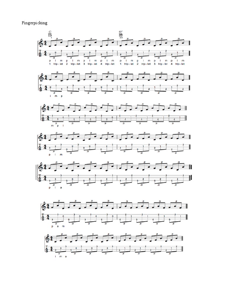 Fingerpicking PDF