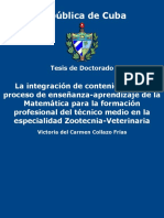 La Integracion de Contenidos e - Collazo Frias, Victoria Del Car