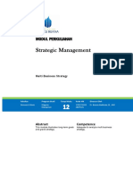 Strategic Management: Modul Perkuliahan