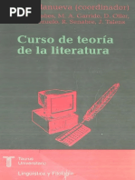 CURSO de Teoria de La Literatura D Villanueva Coordinador | PDF ...